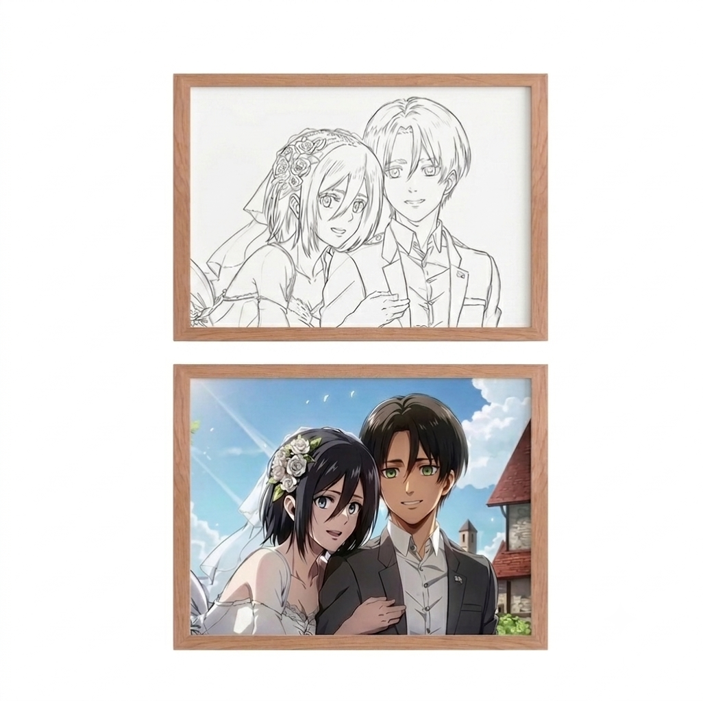 Marco LED Anime — Imagen Oculta