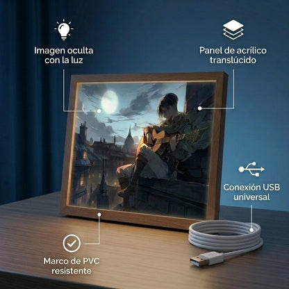 Marco LED Anime — Imagen Oculta